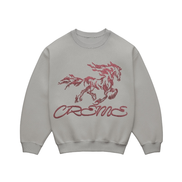 SWEATSHIRT "HORSE CRÈME"