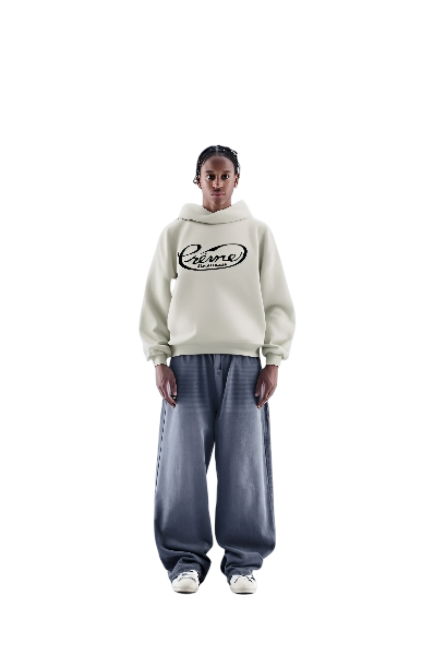 HOODIE LOGO CRÈME