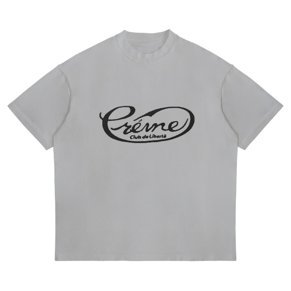 T-SHIRT LOGO CRÈME