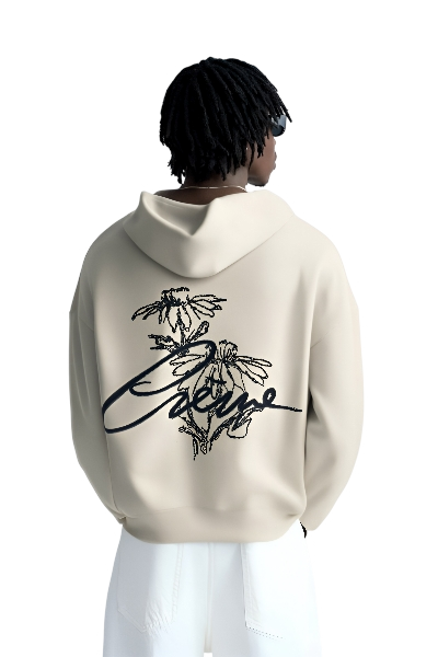 HOODIE LOGO CRÈME