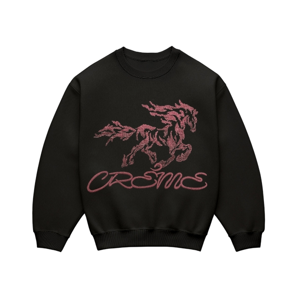 SWEATSHIRT "HORSE CRÈME"