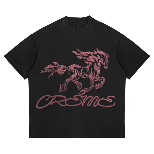 T-SHIRT HORSE CRÈME