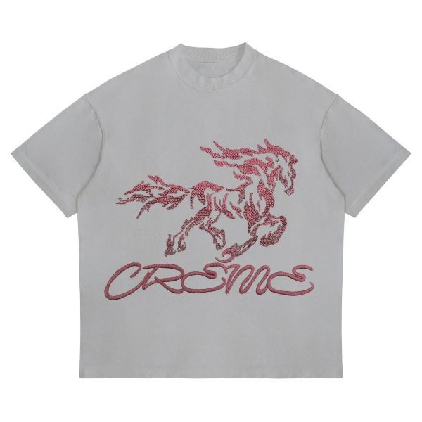 T-SHIRT HORSE CRÈME