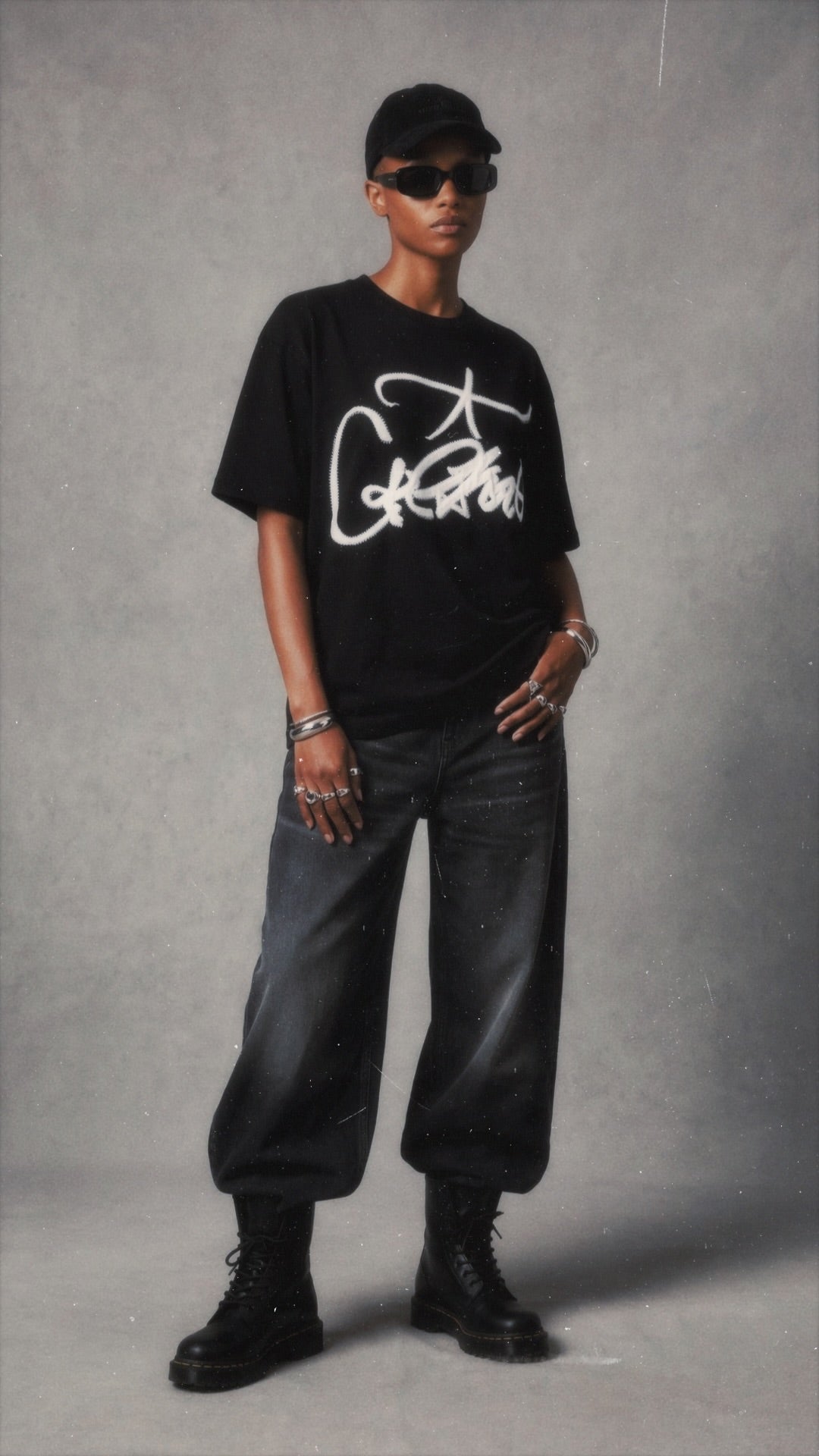 Oversized Script Logo T-Shirt