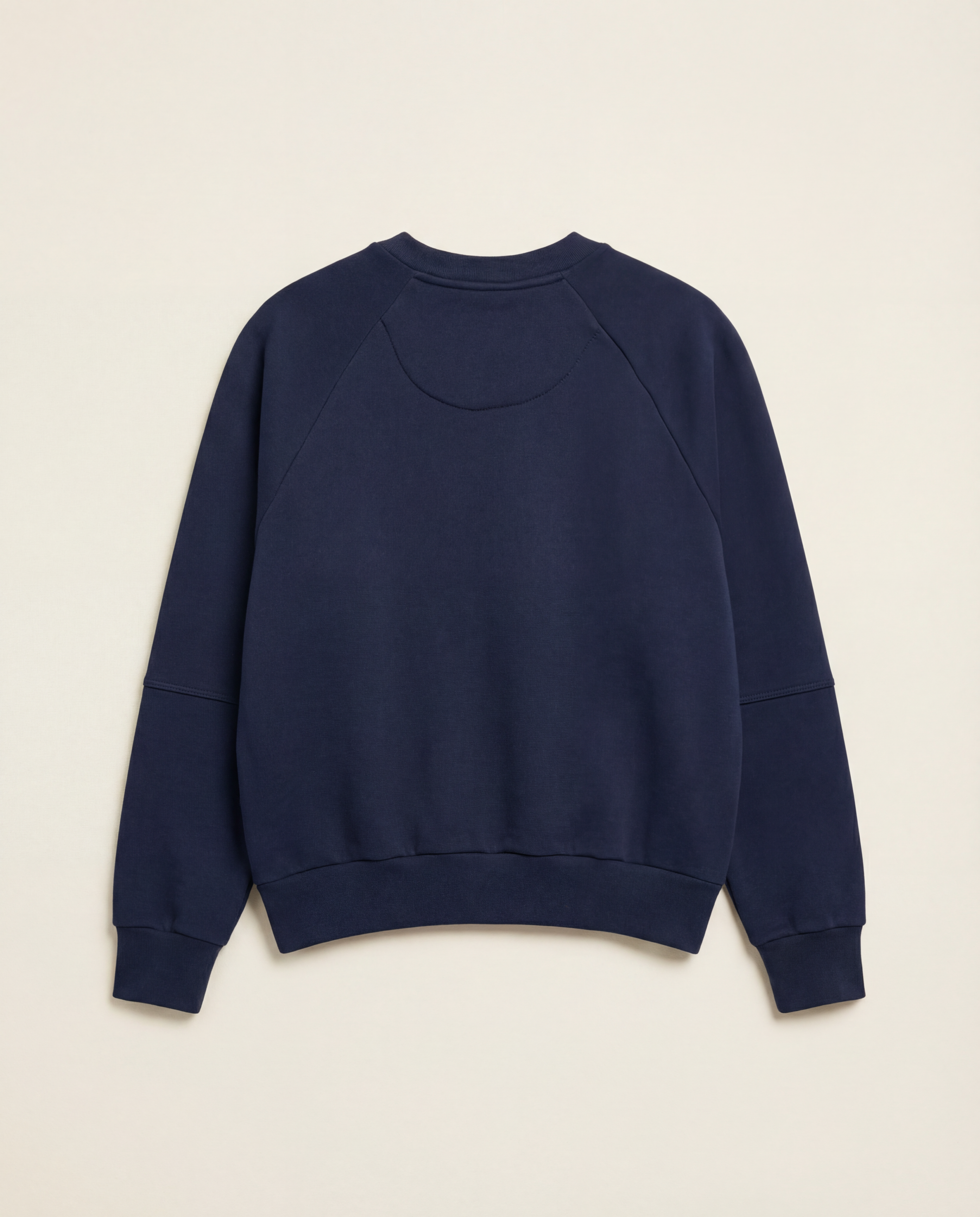 CREWNECK SWEATSHIRT DENIM EMBRODERY