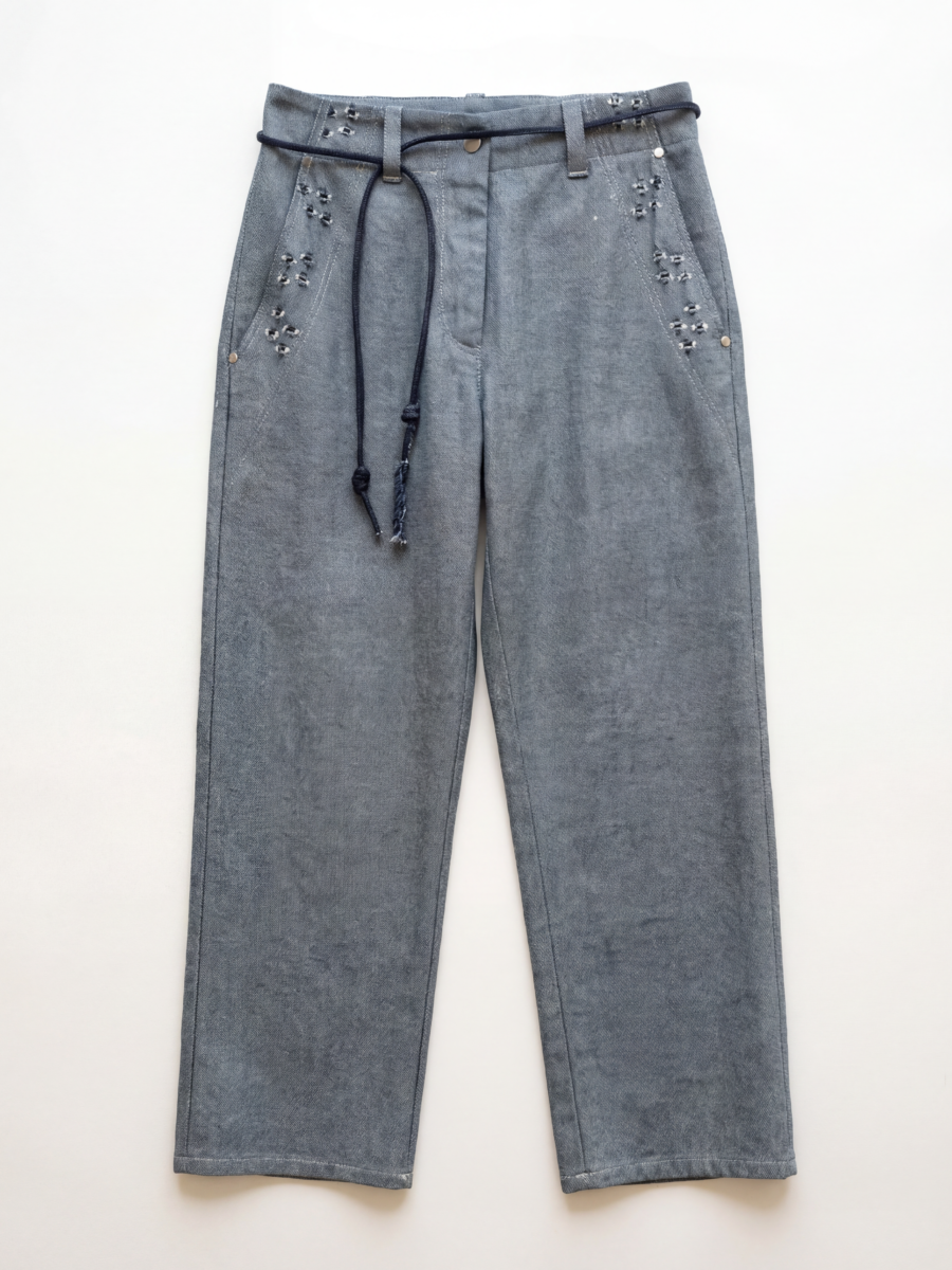 REVERSE LASER-TREATED JEANS
